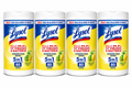 Lysol Disinfecting Wipes  Lemon & Lime Blossom 80 Count 4- pack